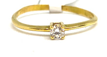 Load image into Gallery viewer, Anello in Oro con Diamante - Gold ring with Diamond