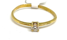 Load image into Gallery viewer, Anello in Oro con Diamante - Gold ring with Diamond