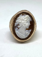 Carica l&#39;immagine nel visualizzatore di Gallery, Anello in Argento rosè con cammeo (sterling silver ring with cameo)
