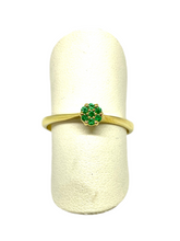 Load image into Gallery viewer, Anello in Oro con Smeraldi - Gold ring with emeralds
