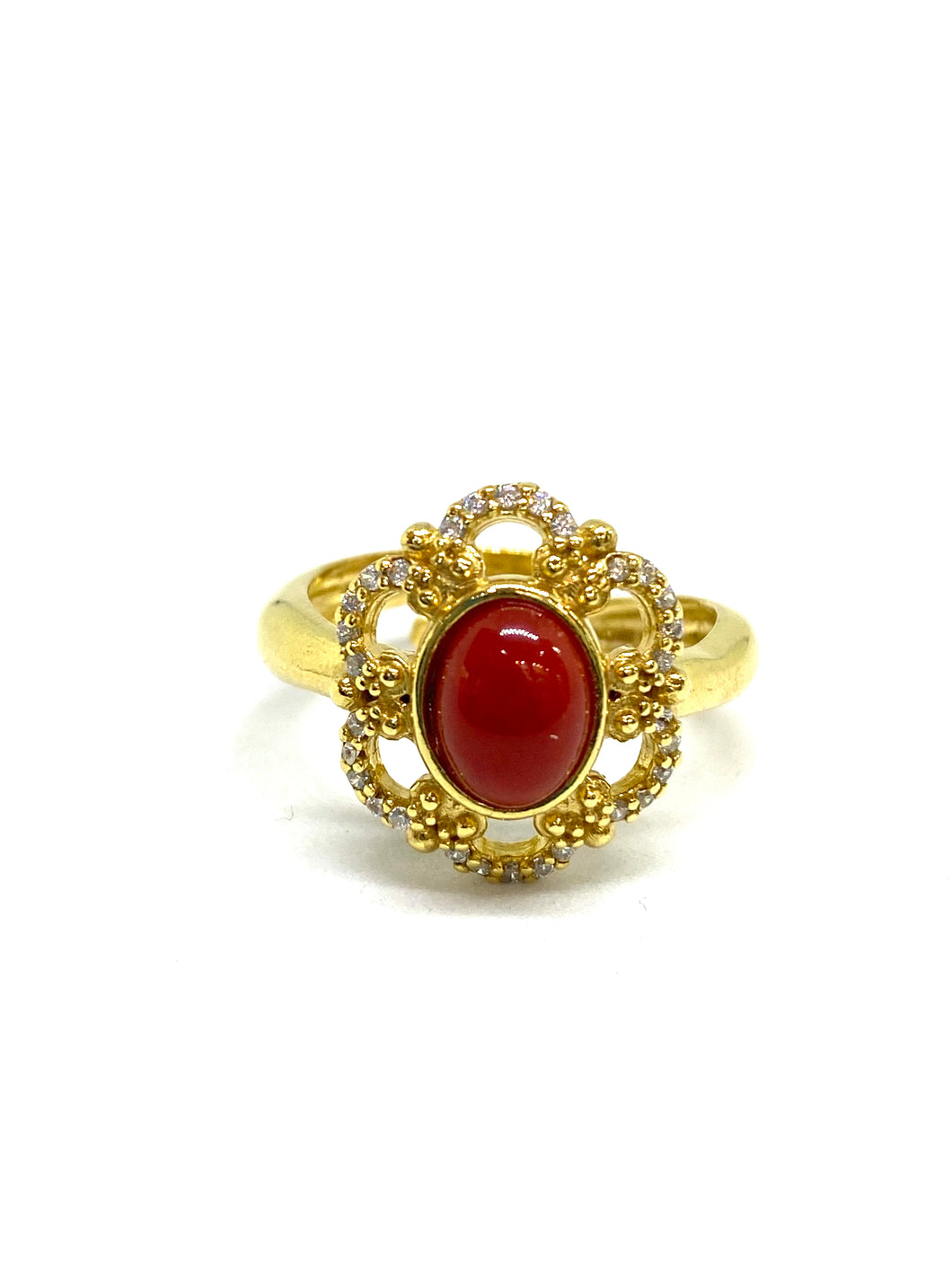 Anello Corallo - Coral ring