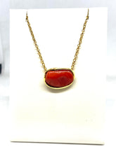 Load image into Gallery viewer, Collana in Argento con Corallo - Sterling silver necklace with Coral
