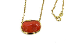 Load image into Gallery viewer, Collana in Argento con Corallo - Sterling silver necklace with Coral
