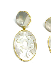 Load image into Gallery viewer, Orecchini Madreperla - Mother of Pearls earrings
