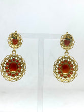 Carica l&#39;immagine nel visualizzatore di Gallery, Orecchini Corallo - Coral earrings
