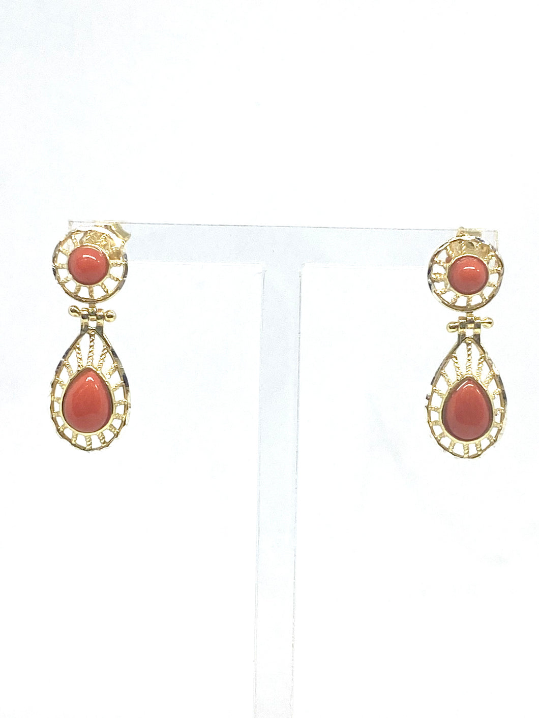 Orecchini Corallo - Coral earrings