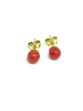 Carica l'immagine nel visualizzatore di Gallery, Orecchini in Argento con Corallo - Sterling silver earrings with Coral
