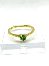 Load image into Gallery viewer, Anello in Oro con Smeraldi - Gold ring with emeralds
