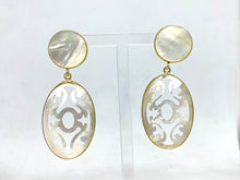 Load image into Gallery viewer, Orecchini Madreperla - Mother of Pearls earrings
