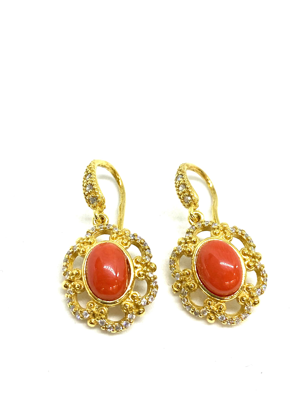 Orecchini Corallo - Coral Earrings