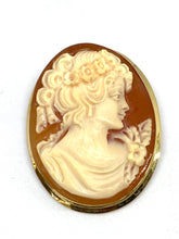 Carica l&#39;immagine nel visualizzatore di Gallery, Cammeo in Oro 9kt - 9kt Gold Cameo
