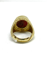 Load image into Gallery viewer, Anello in argento con Corallo - Sterling silver ring with Coral
