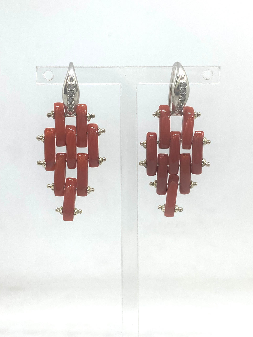 Orecchini Corallo - Coral earrings