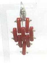 Carica l&#39;immagine nel visualizzatore di Gallery, Orecchini Corallo - Coral earrings
