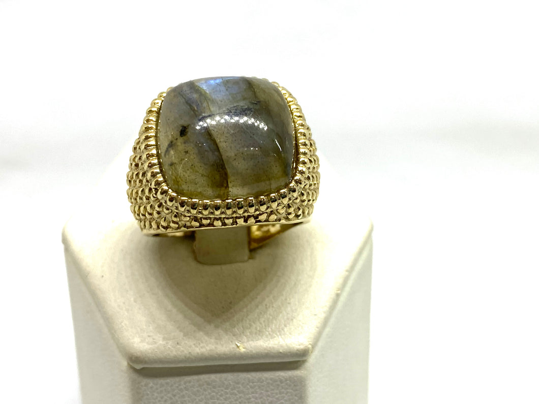 Anello in Argento con Labradorite - Sterling silver ring with Labradorite