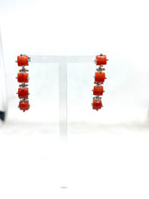 Carica l'immagine nel visualizzatore di Gallery, Orecchini Corallo - Coral earrings
