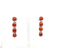 Carica l'immagine nel visualizzatore di Gallery, Orecchini Corallo - Coral earrings

